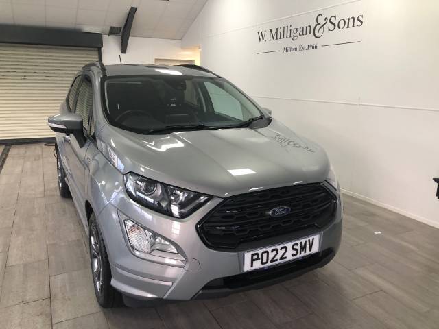 Ford Ecosport 1.0 EcoBoost 125 ST-Line. Hatchback Petrol Silver